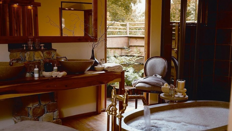 Tsala Treetop Lodge - Badezimmer einer Villa Tsala Treetop Lodge - Badezimmer einer Suite
